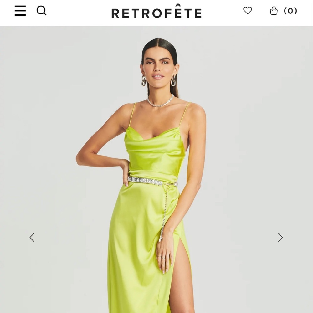 Retrofete Marlene Silk Dress